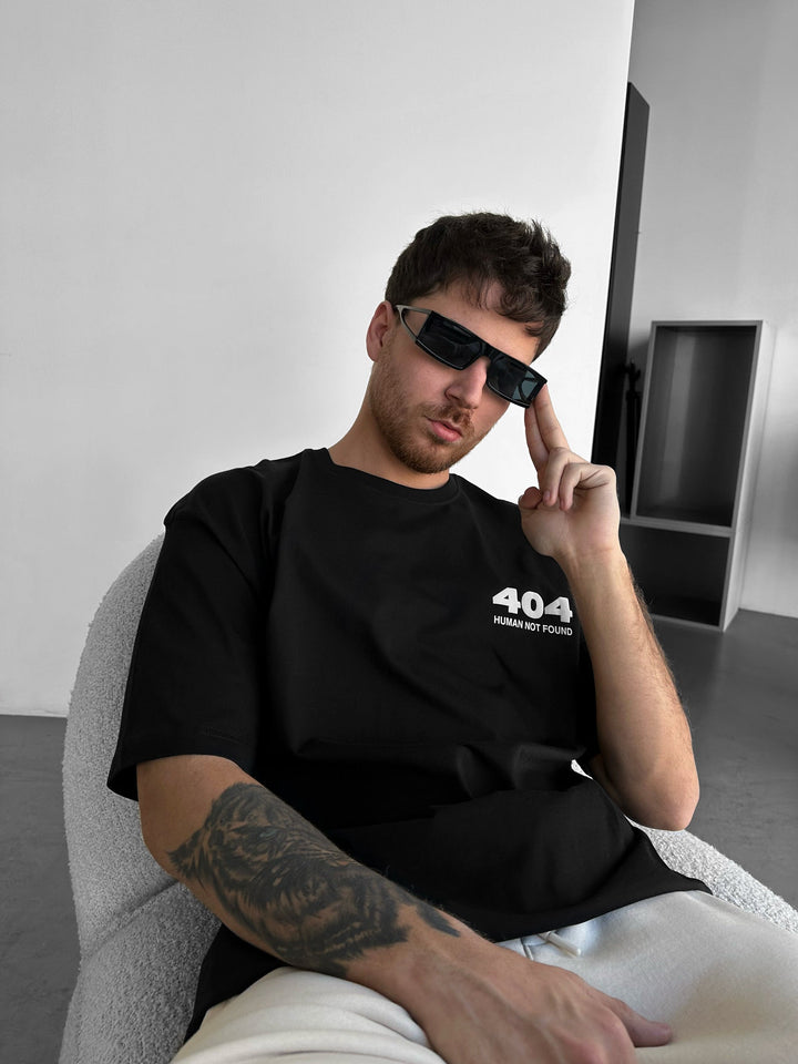 T-shirt Oversize 404 - Czarny i Biały