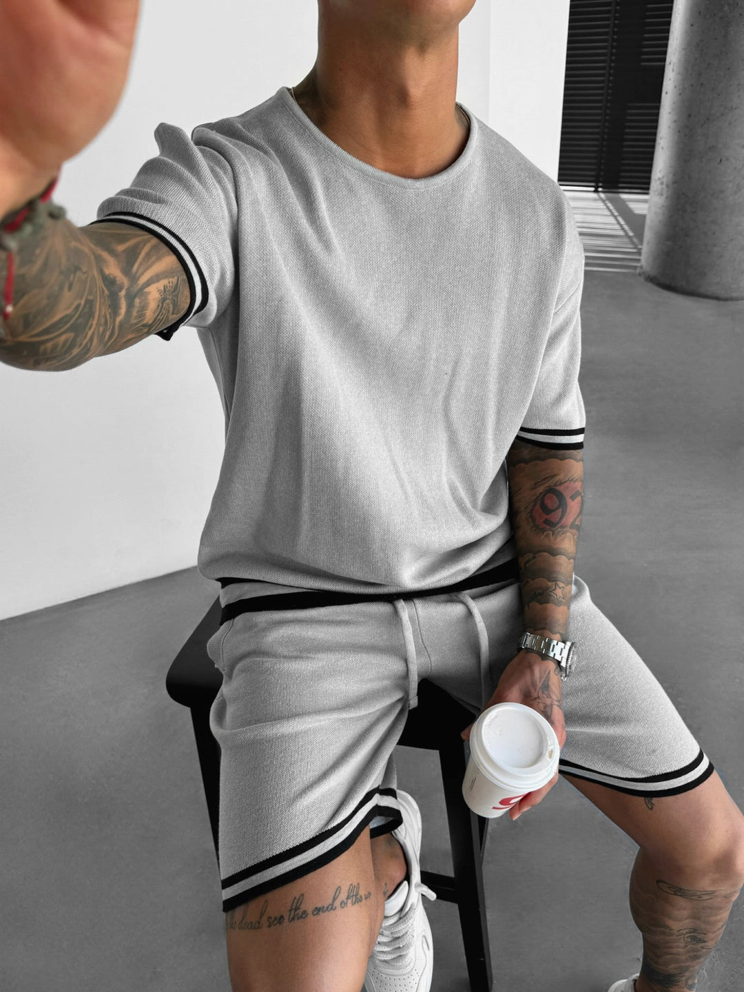 T-shirt Regular Fit - Jasnoszary