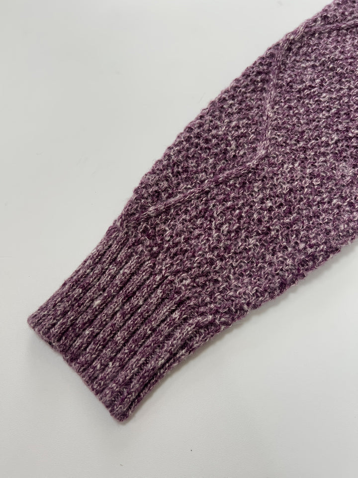 Cable-Textured sukienka swetrowa
