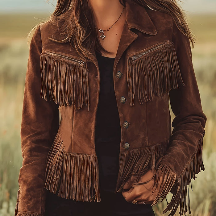 Fringe western kurtka