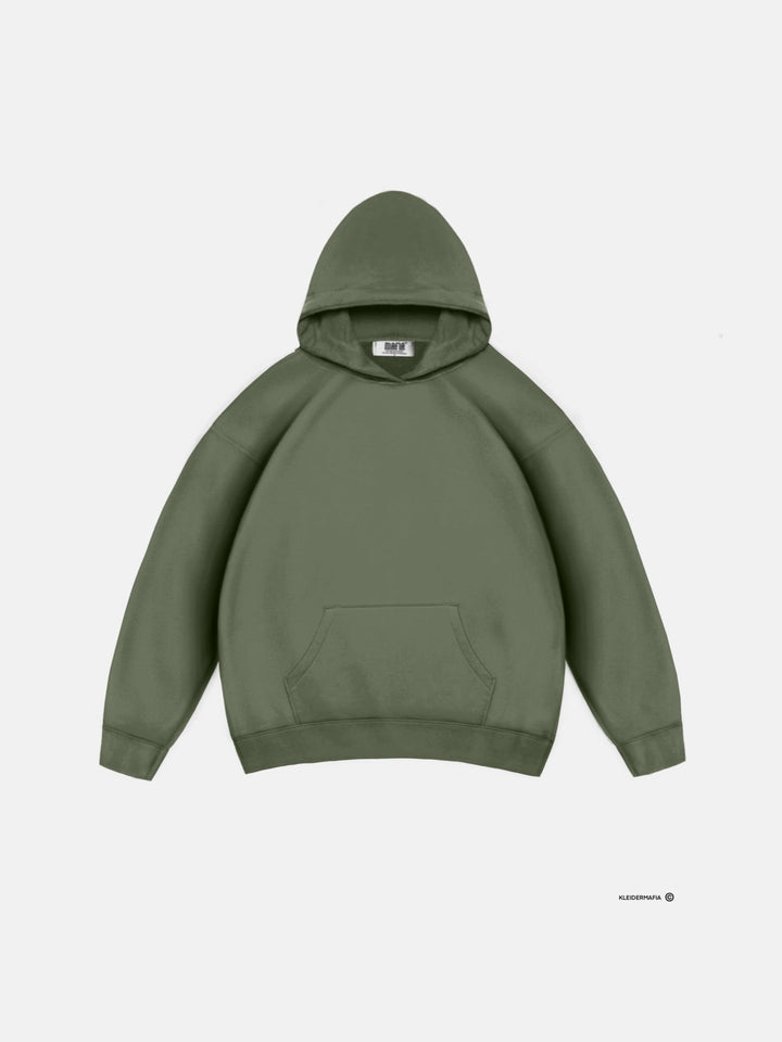 Oversize Basic Hoodie - Czterolistna Koniczyna