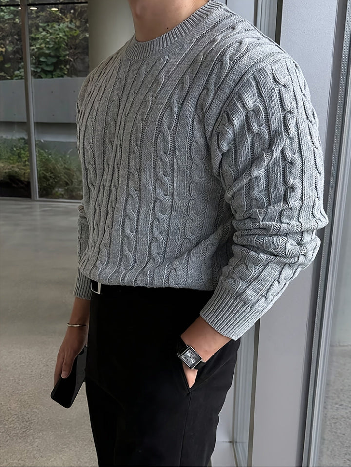 Twisted Cable sweter sweter
