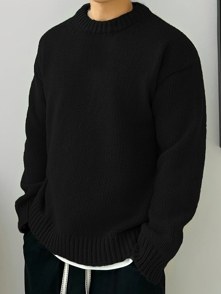 Swobodny Drop-Shoulder sweter