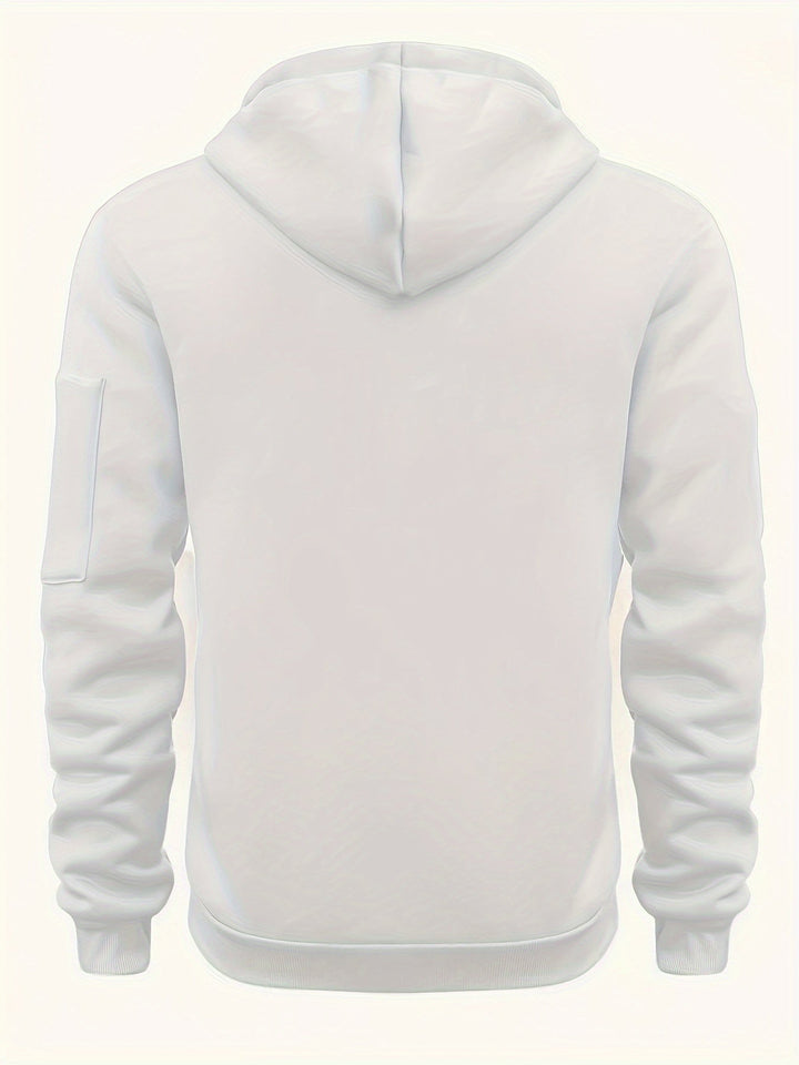 Codzienny Zip-Up bluza z kapturem