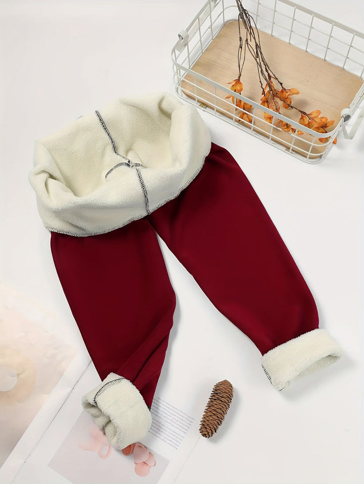 Wysoki-talia przytulny zimowy Leggings