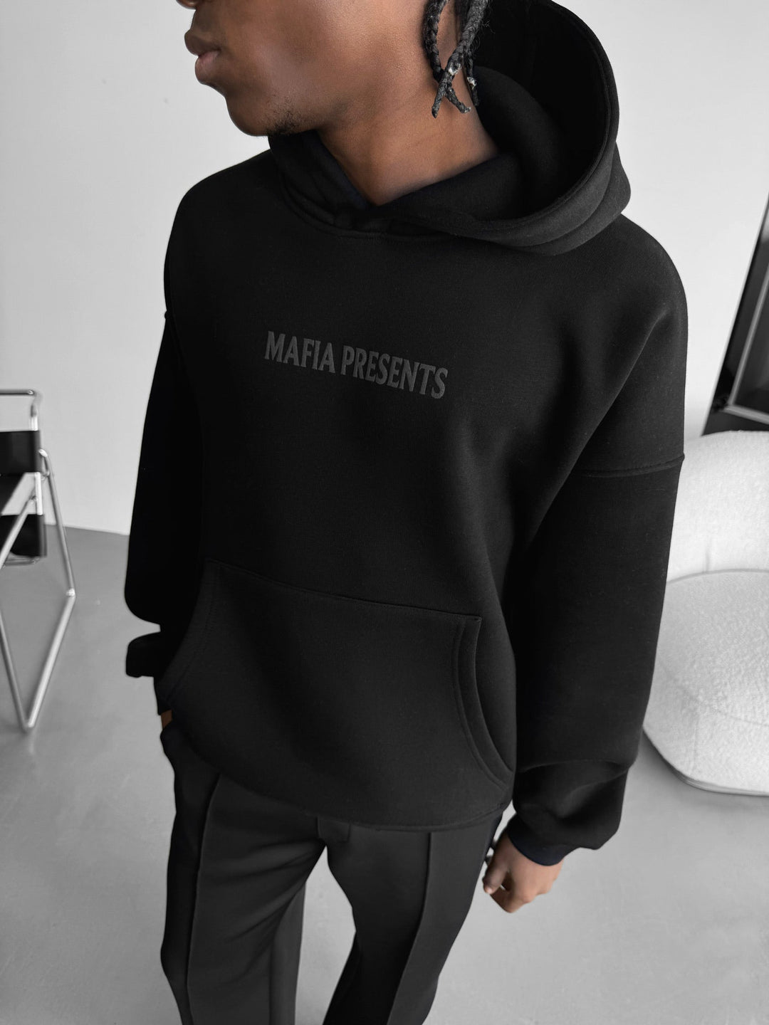 Hoodie Oversize Creatures - Czarny