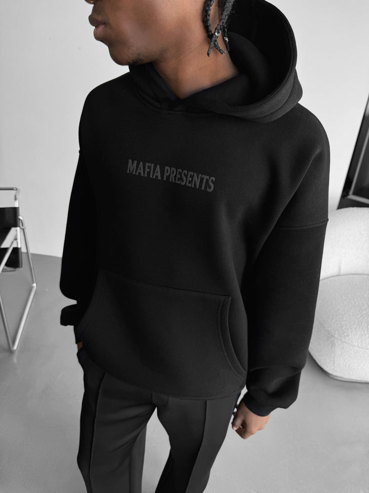 Hoodie Oversize Creatures - Czarny