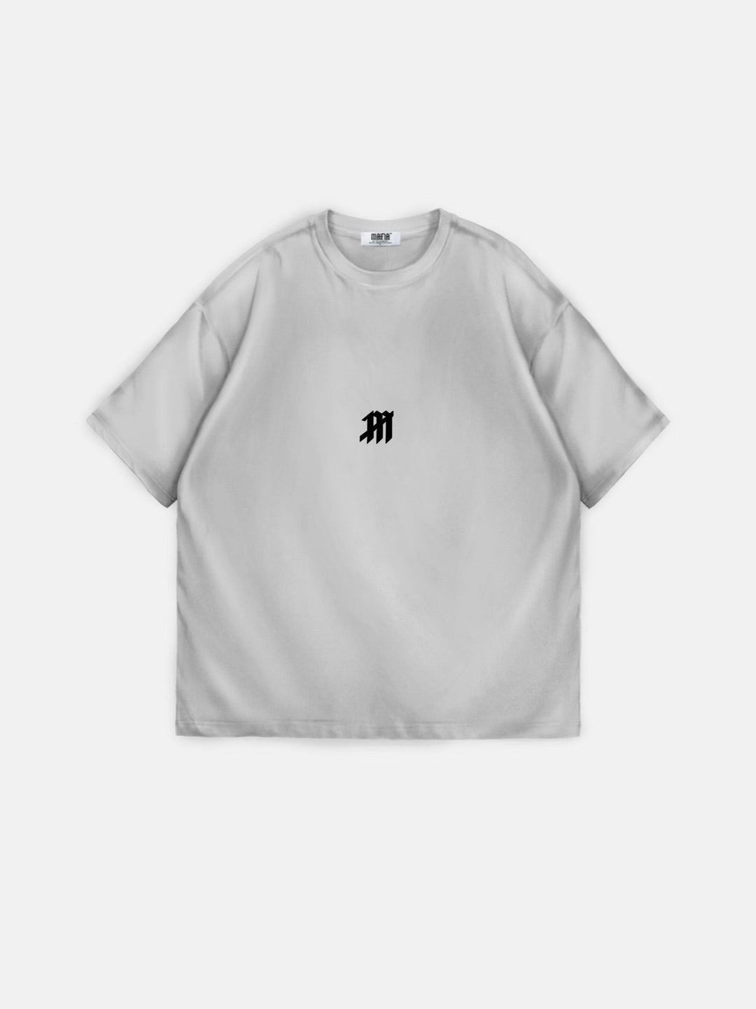 T-shirt Oversize z Myszką - Szary