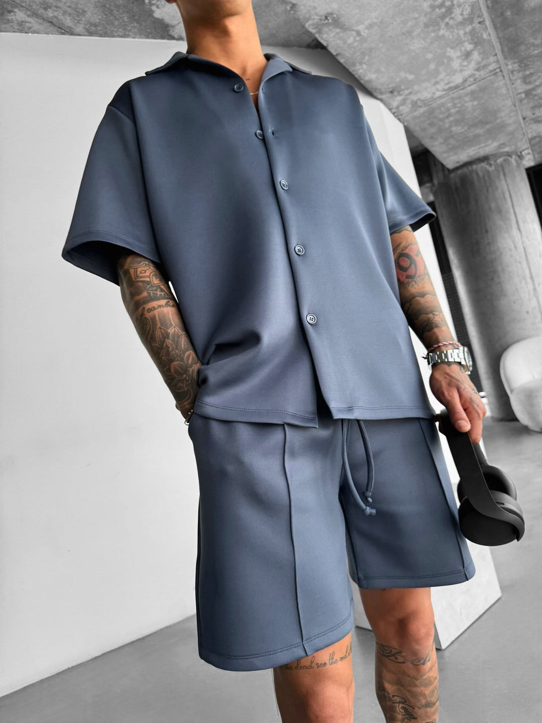 Koszula Oversize Diver - Antracyt