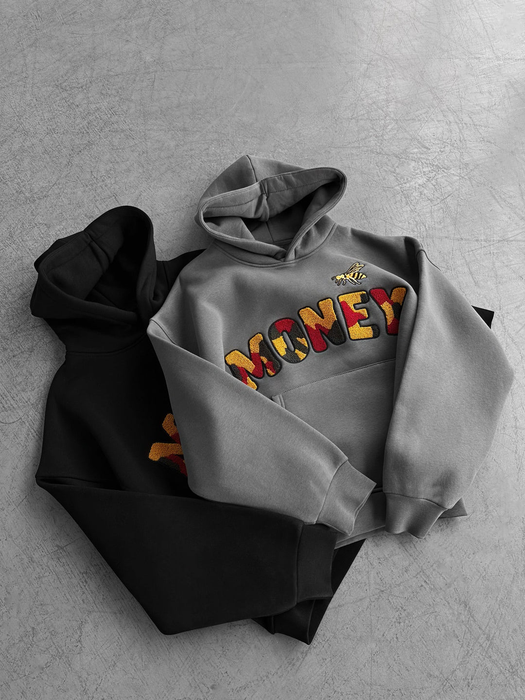 Oversize Money Hoodie - Antracyt