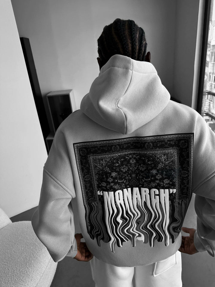 Oversize Monarch Hoodie - Szary