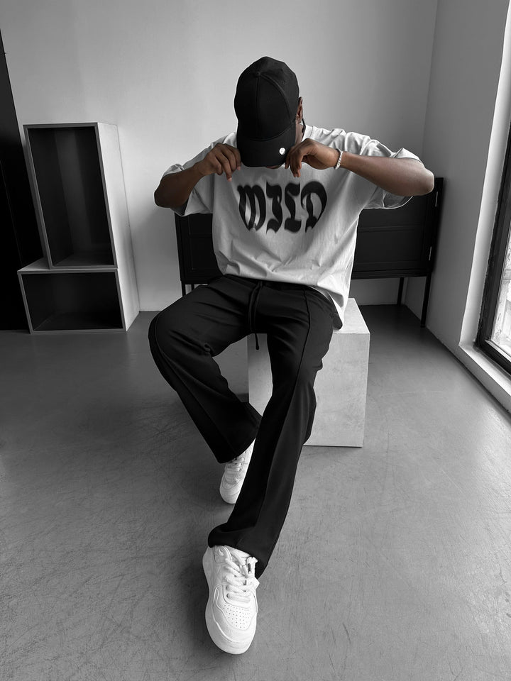 T-shirt Oversize Wild - Szary
