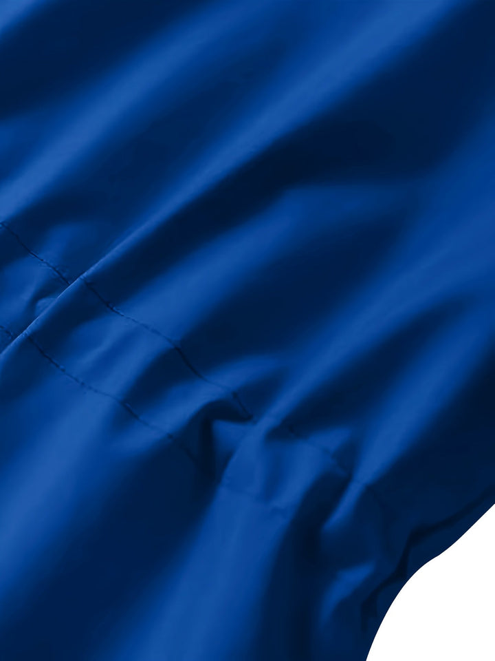 Z kapturem sznurek kurtka przeciwdeszczowa