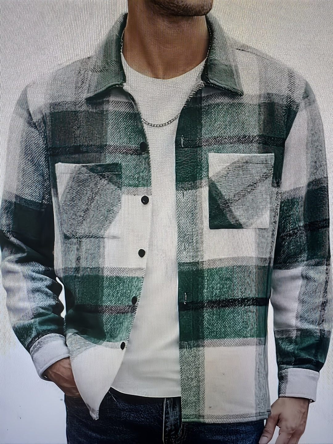 Solidny Check Overshirt