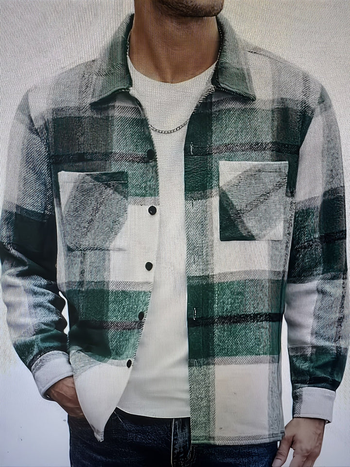 Solidny Check Overshirt