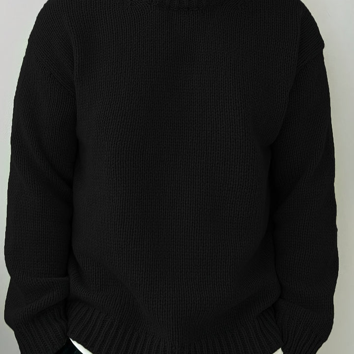 Swobodny Drop-Shoulder sweter