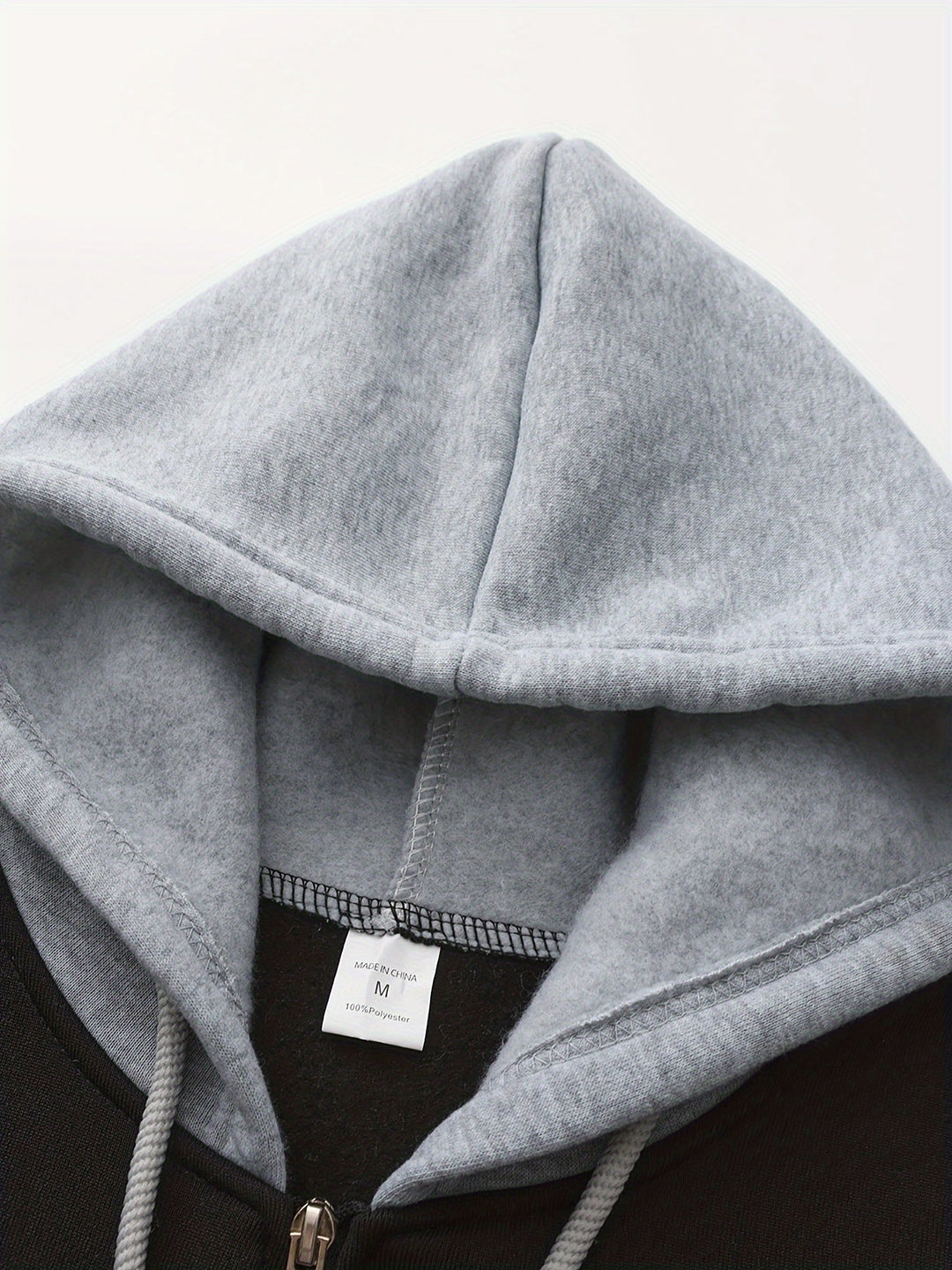 Blok kolorystyczny Zip-Up bluza z kapturem