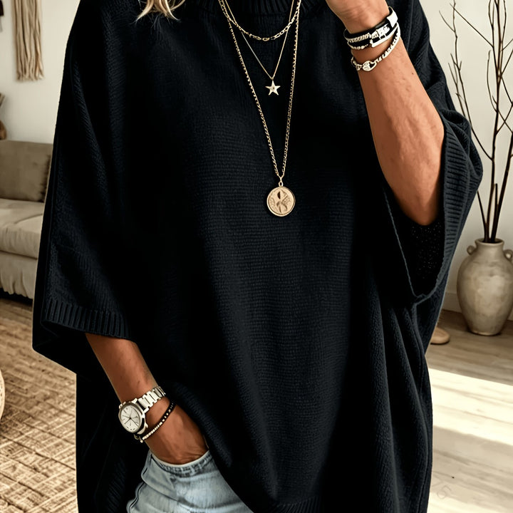 Swobodny Batwing sweter