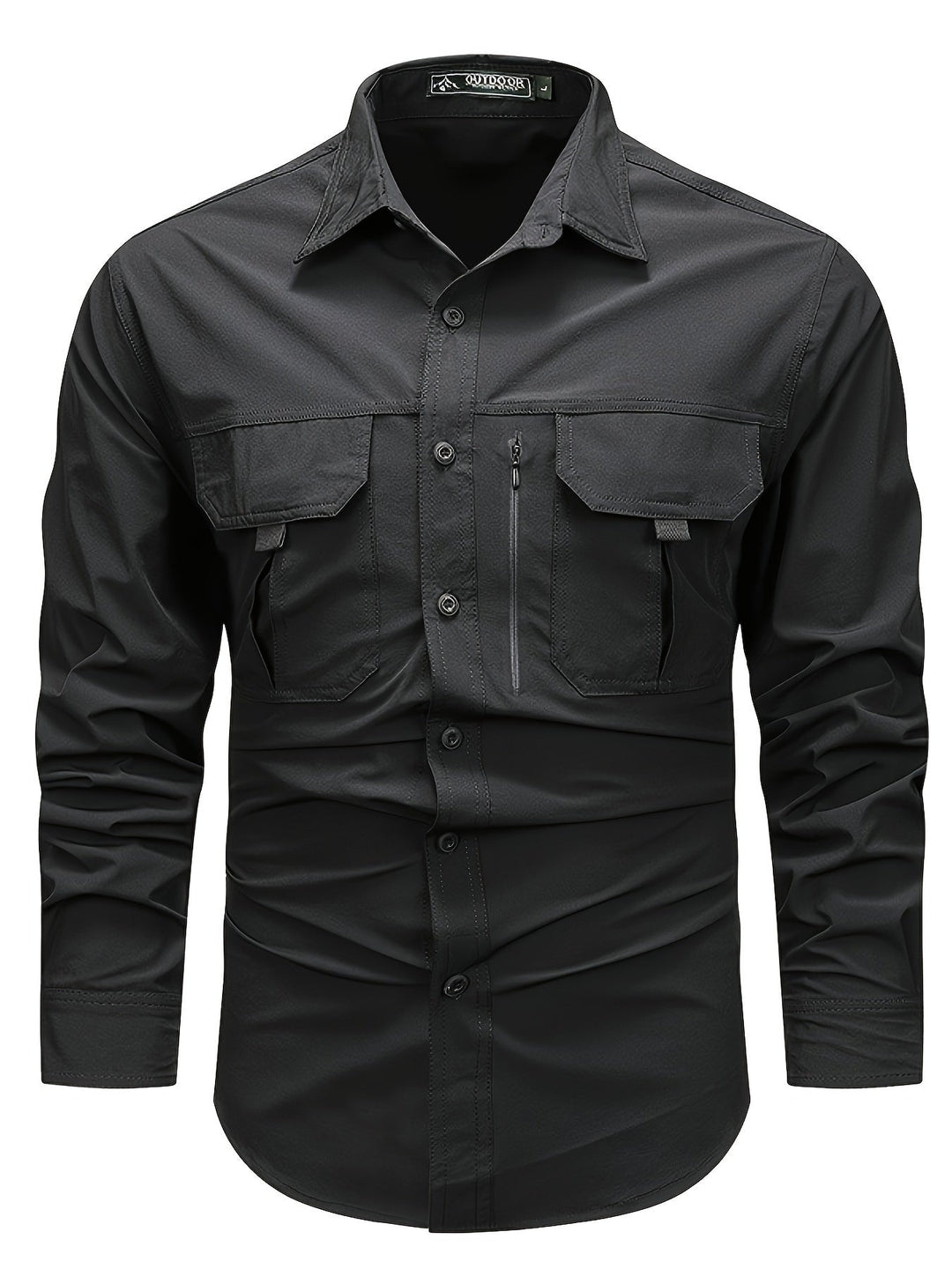Solidny Multi-Pocket Cargo koszula