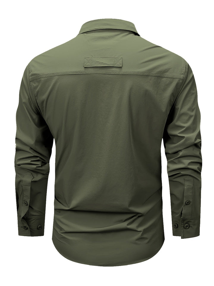Solidny Multi-Pocket Cargo koszula