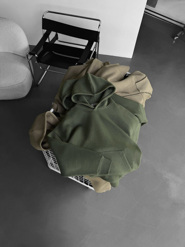 Oversize Basic Hoodie - Czterolistna Koniczyna