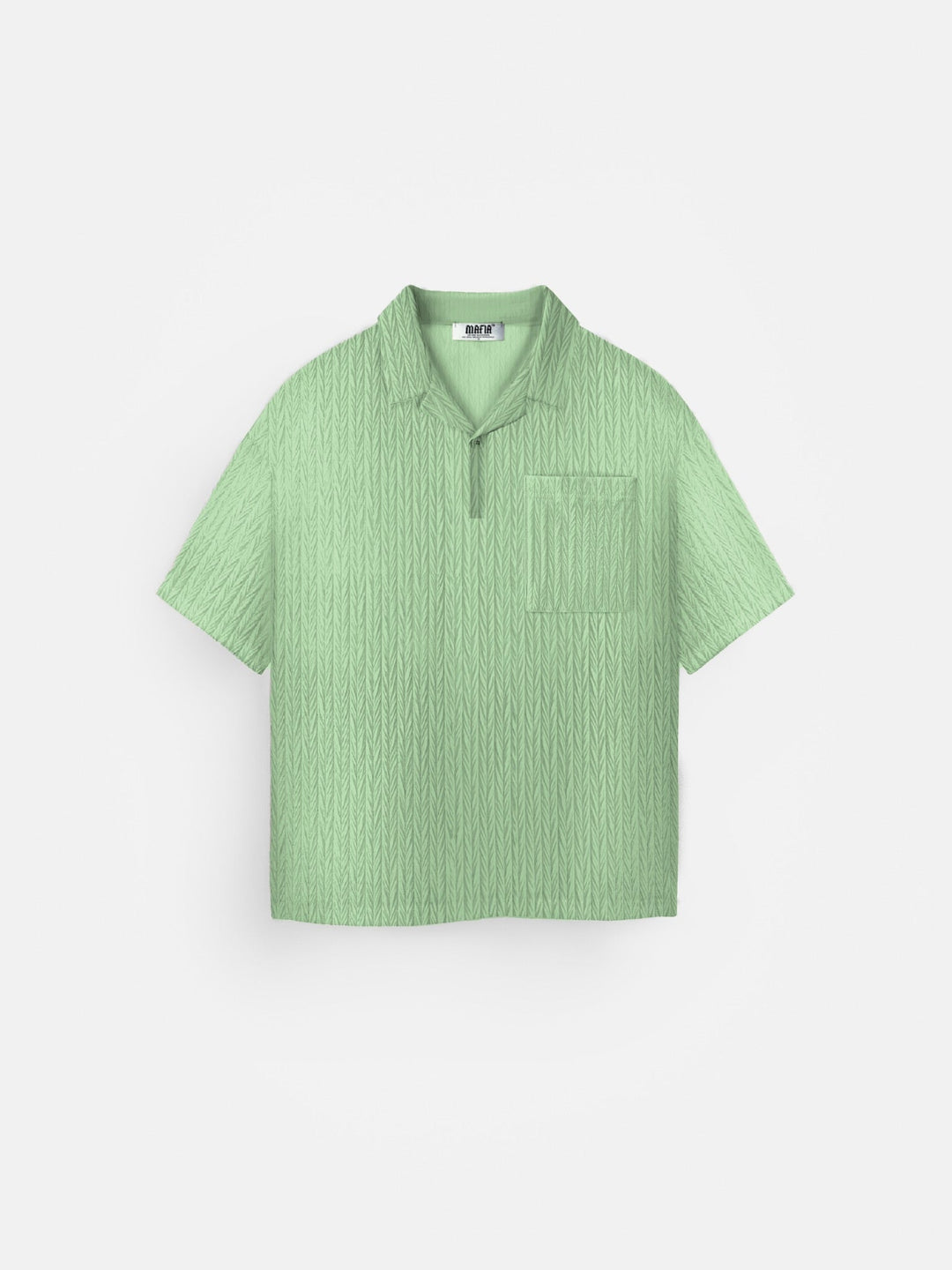 Koszulka Polo Oversize - Cichy Zielony