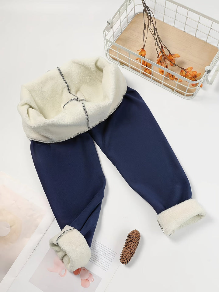 Wysoki-talia przytulny zimowy Leggings