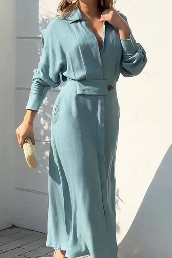 Ankle-Length sukienka koszulowa