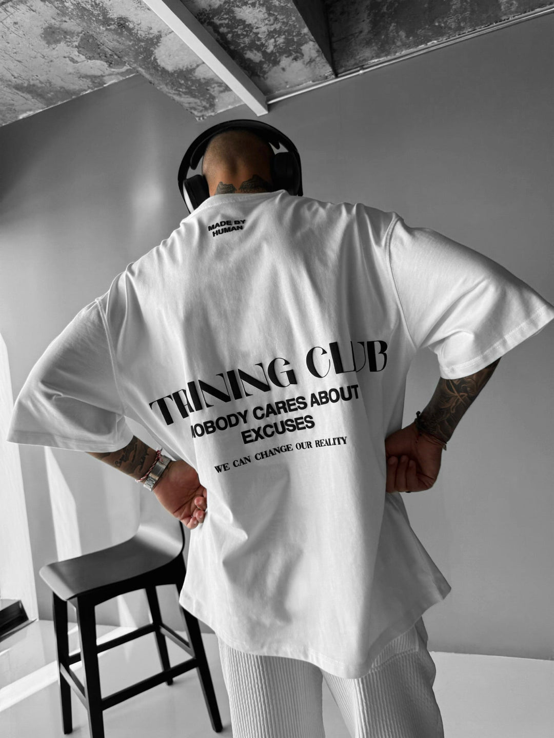 Oversize Training Club T-Shirt - Ecru