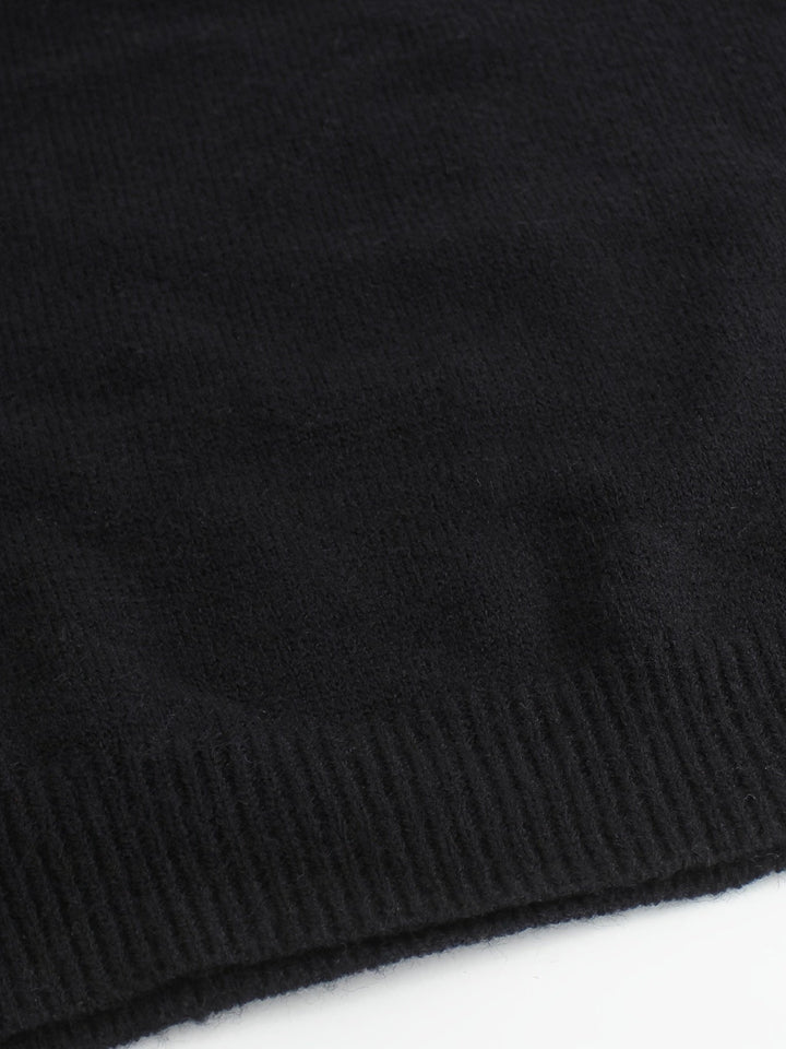 Striped-Cuff prążkowany sweter
