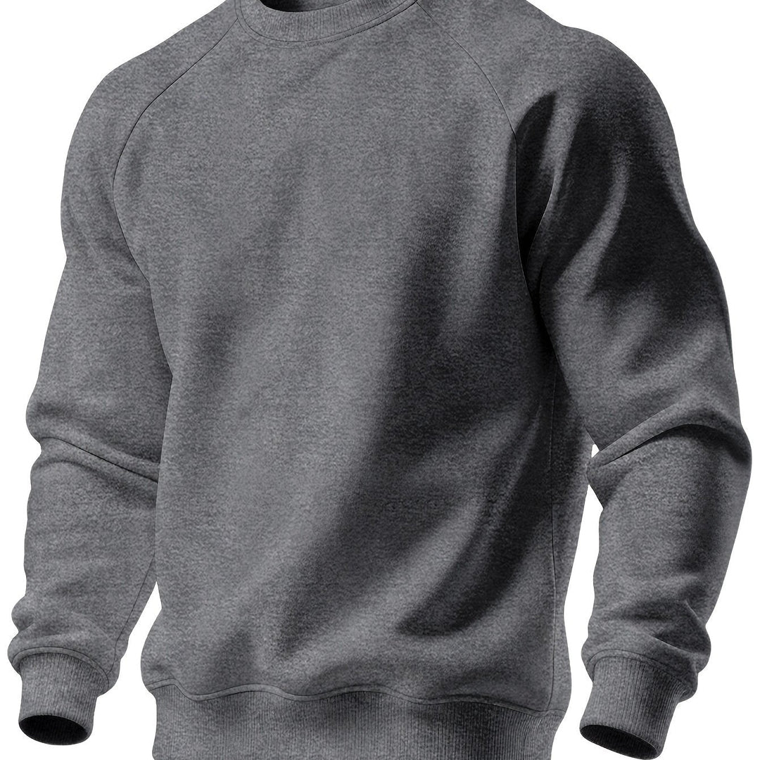 Klasyczny Raglan bluza z okrągłym dekoltem