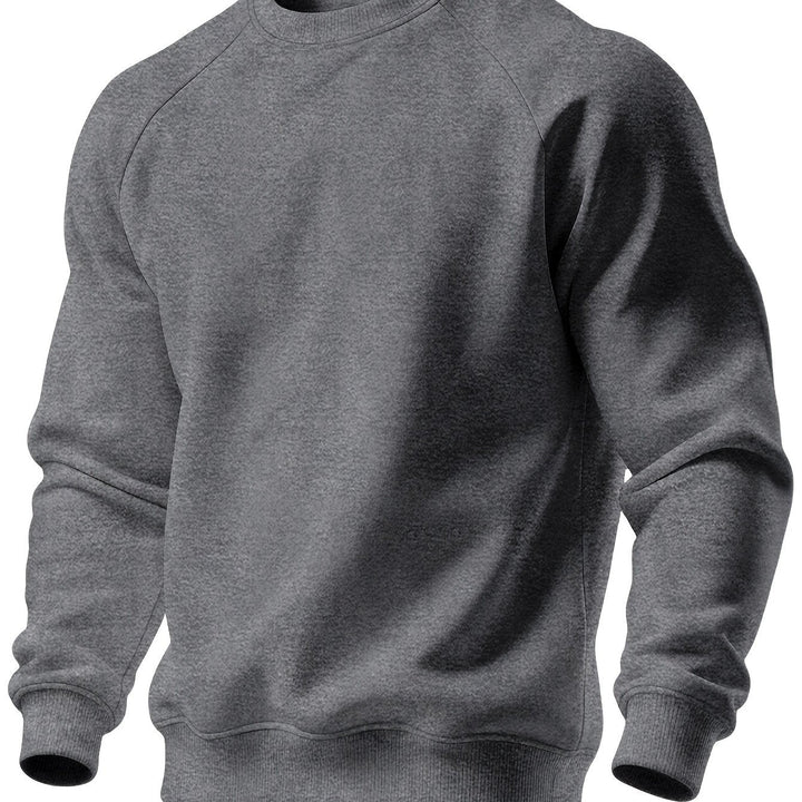 Klasyczny Raglan bluza z okrągłym dekoltem