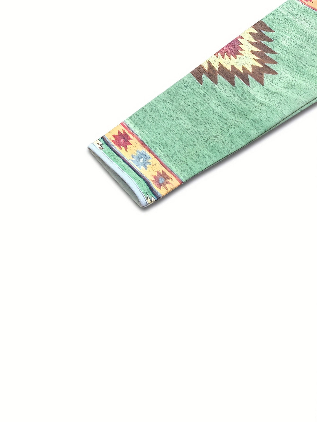 Inspirowany stylem western bluza z kapturem