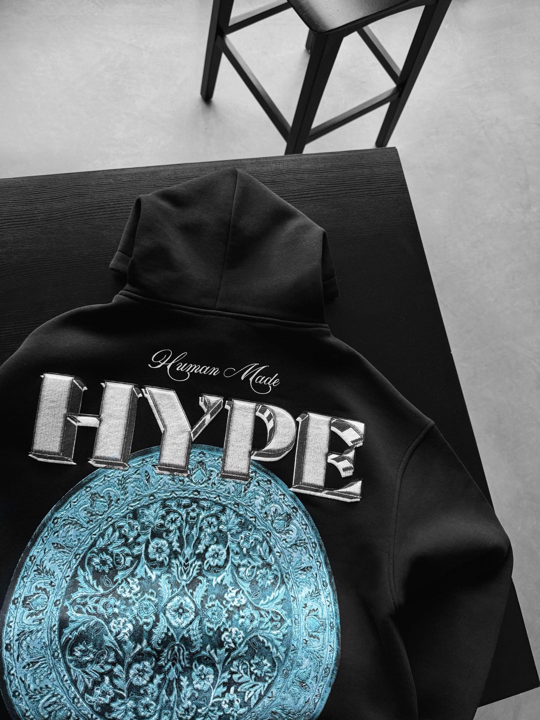 Oversize Hype Hoodie - Czarne