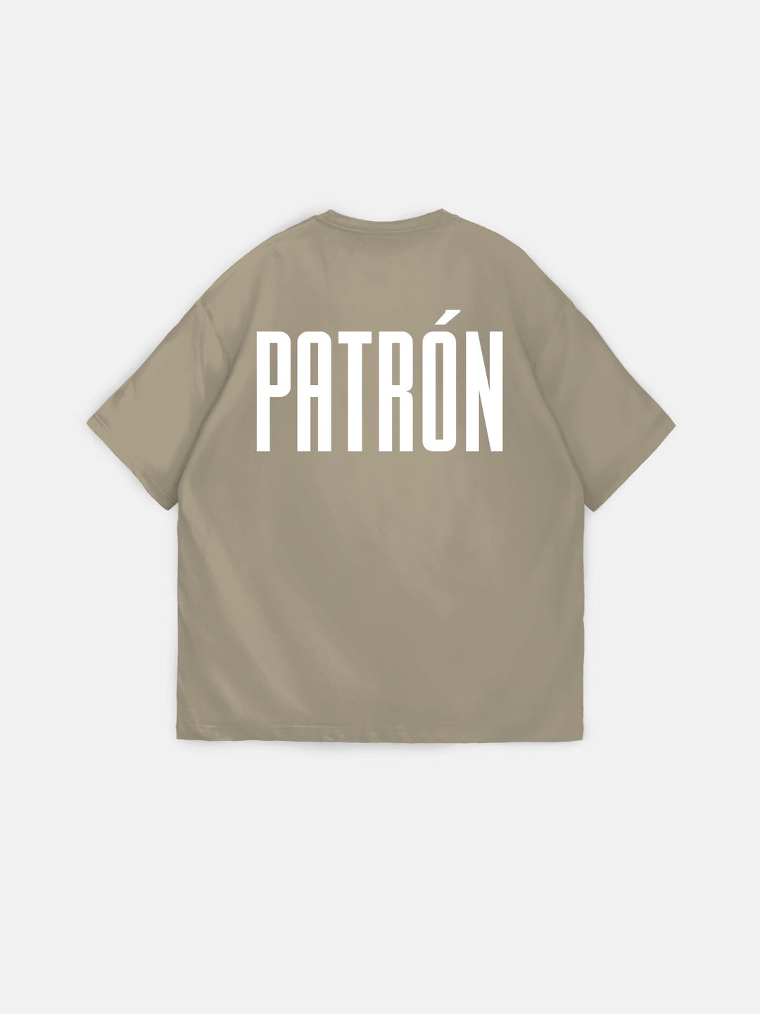 T-shirt Oversize Patron - Beżowy