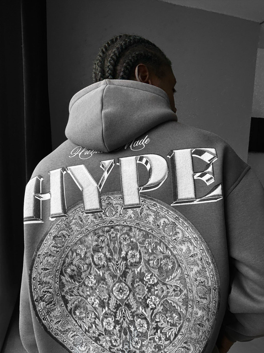 Hoodie Oversize Hype - Antracyt
