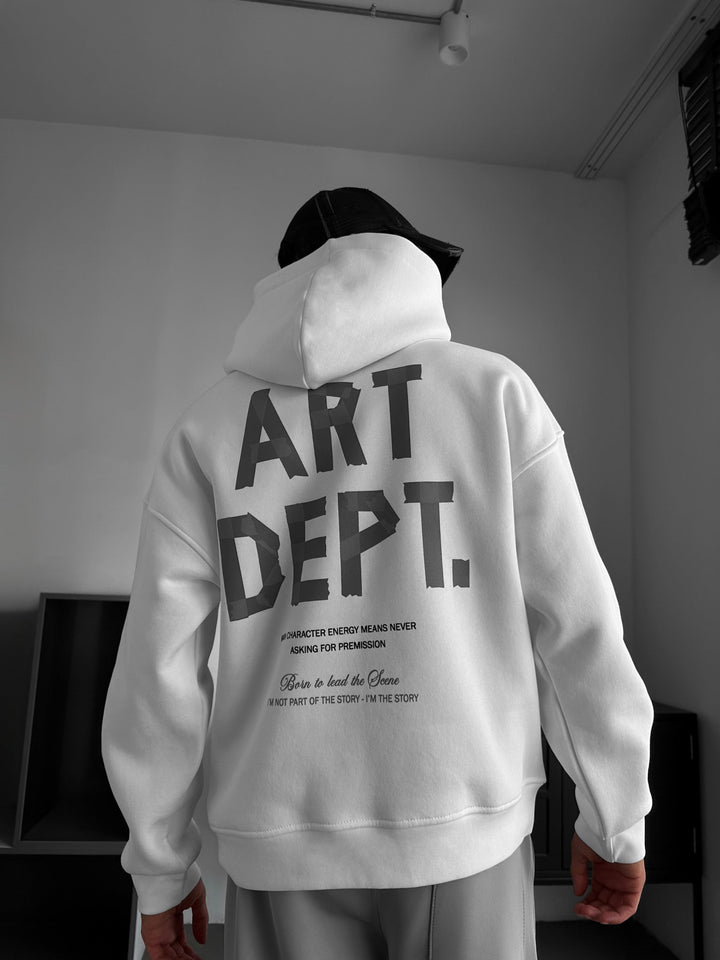Oversize Art Dept. Hoodie - Ecru