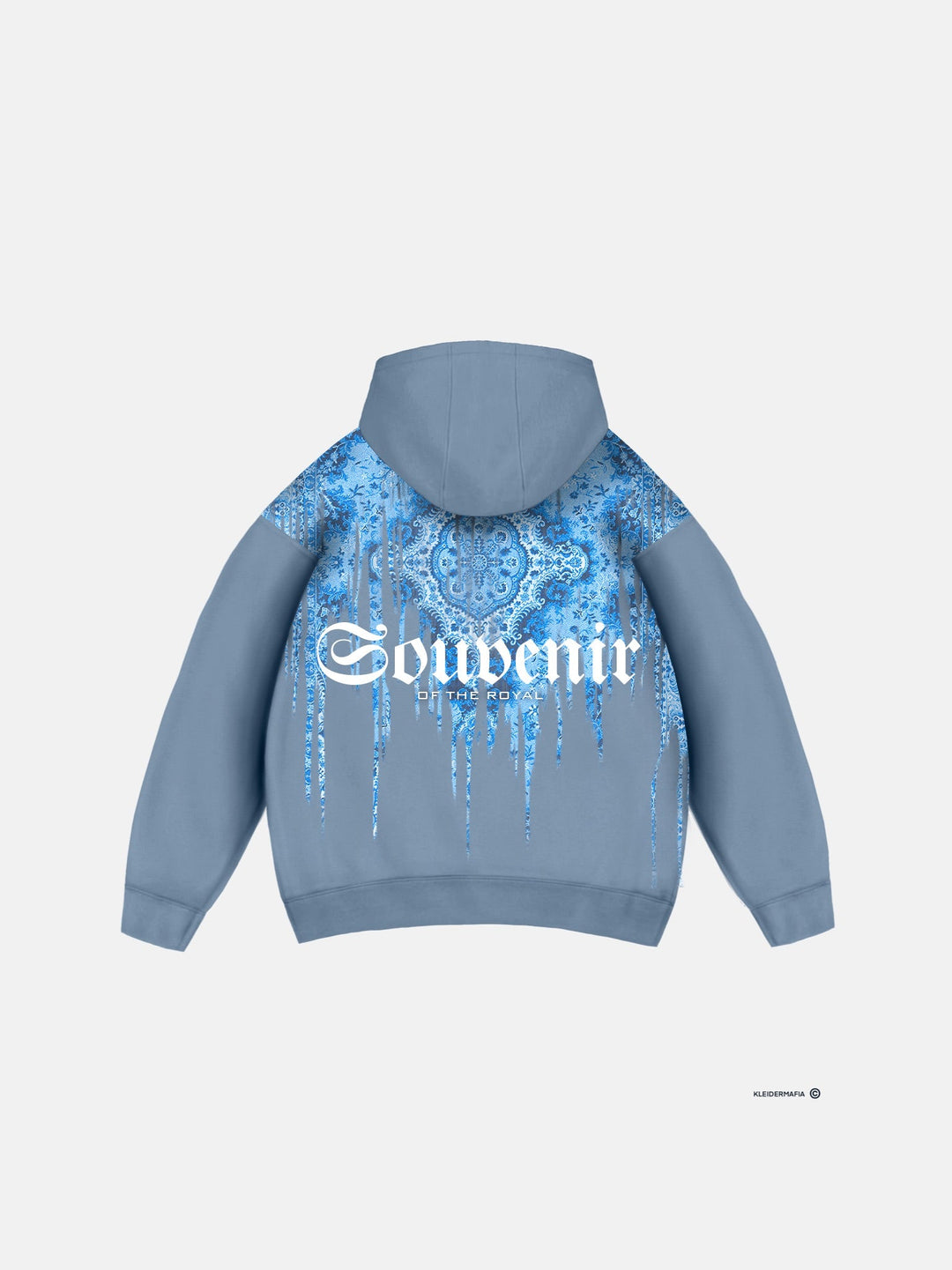 Oversize Souvenir Hoodie - Wyblakły Dżins