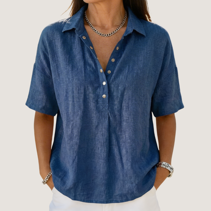Codzienny Button-Up kołnierz koszula