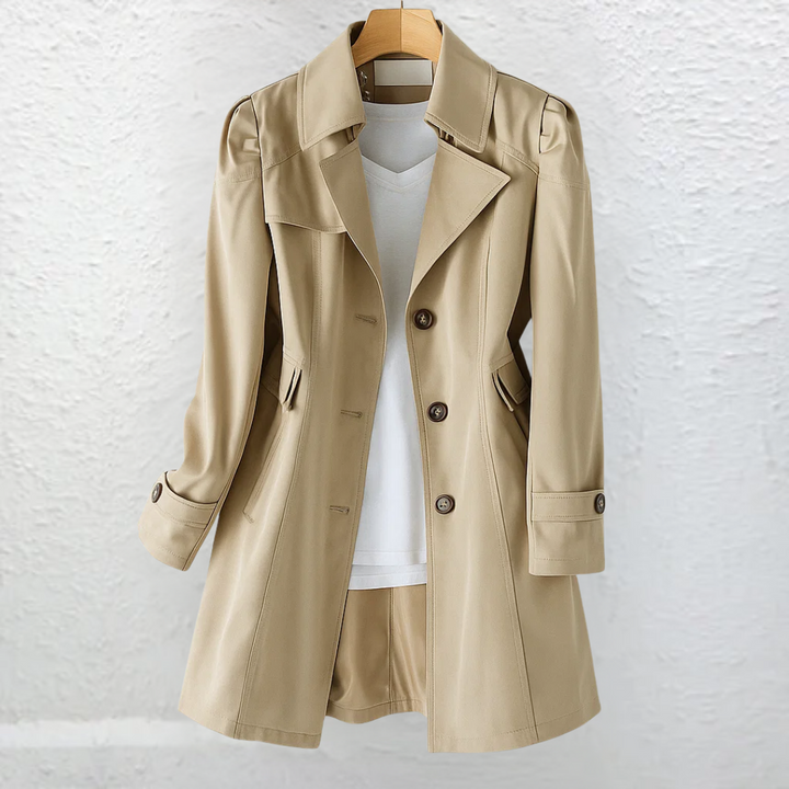 Vintage Trench kołnierz płaszcz