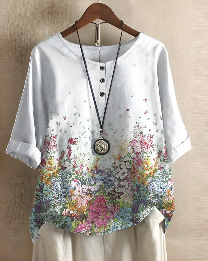 Swobodny letni boho top