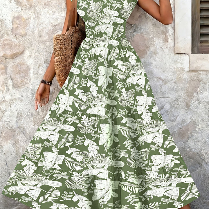 Zwiewny boho sukienka maxi