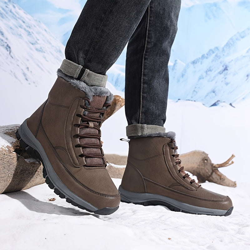 Ciepły-Lined zimowy Trail buty