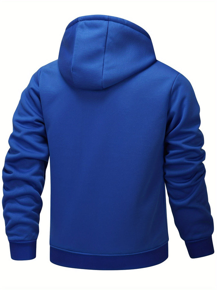 Przytulny z kapturem Zip-Up kurtka