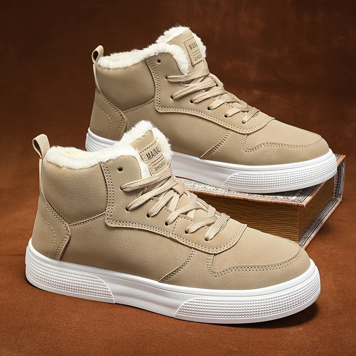 Ciepły-Lined wysokie sneakersy