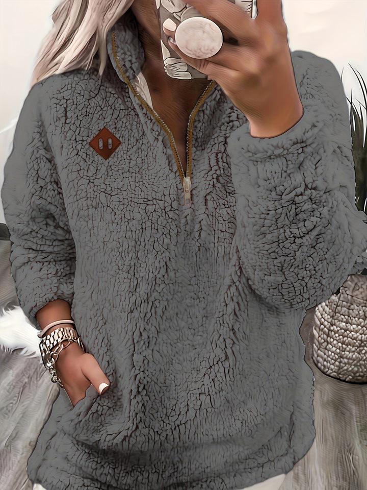 Przytulny zamek 1/2 sweter