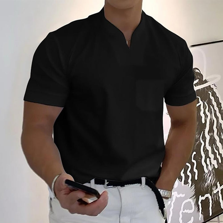 Elegancki kołnierz koszulka polo