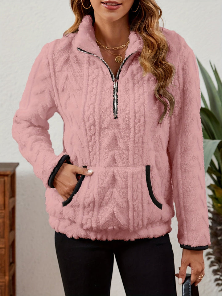 Przytulny zamek 1/2 sweter