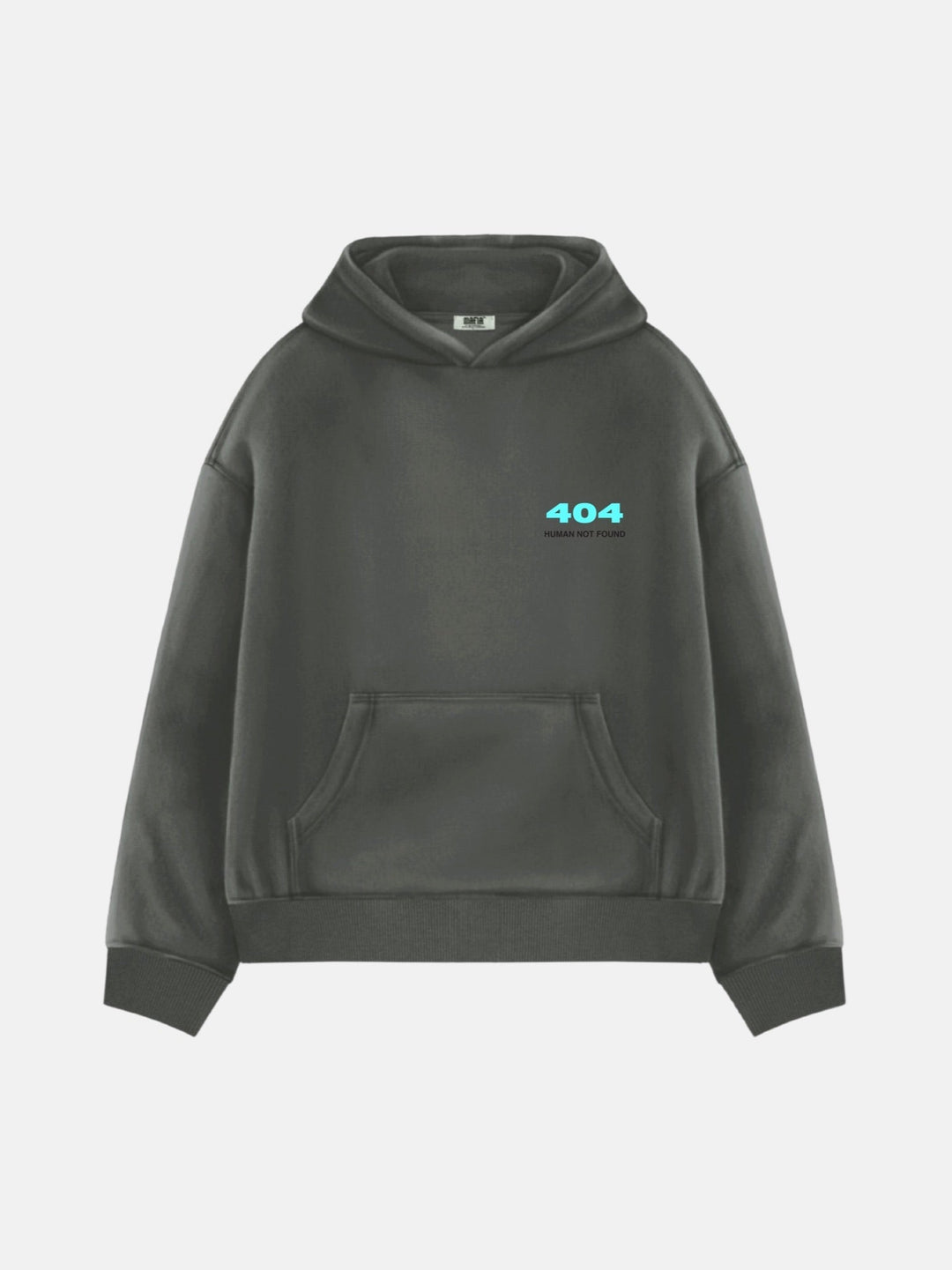 Oversize 404 Hoodie - Antracyt