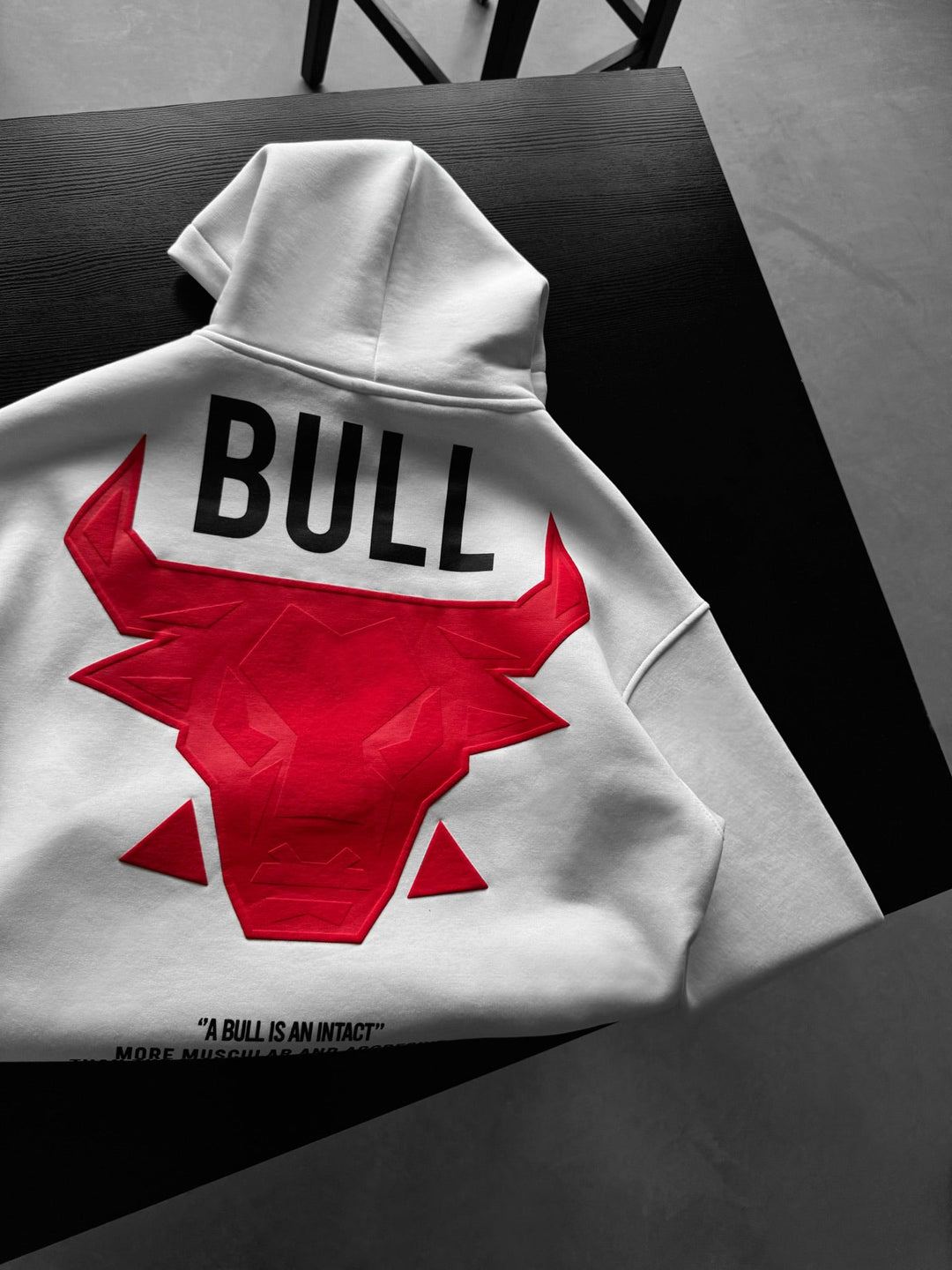 Oversize Bluza z Kapturem - Off White